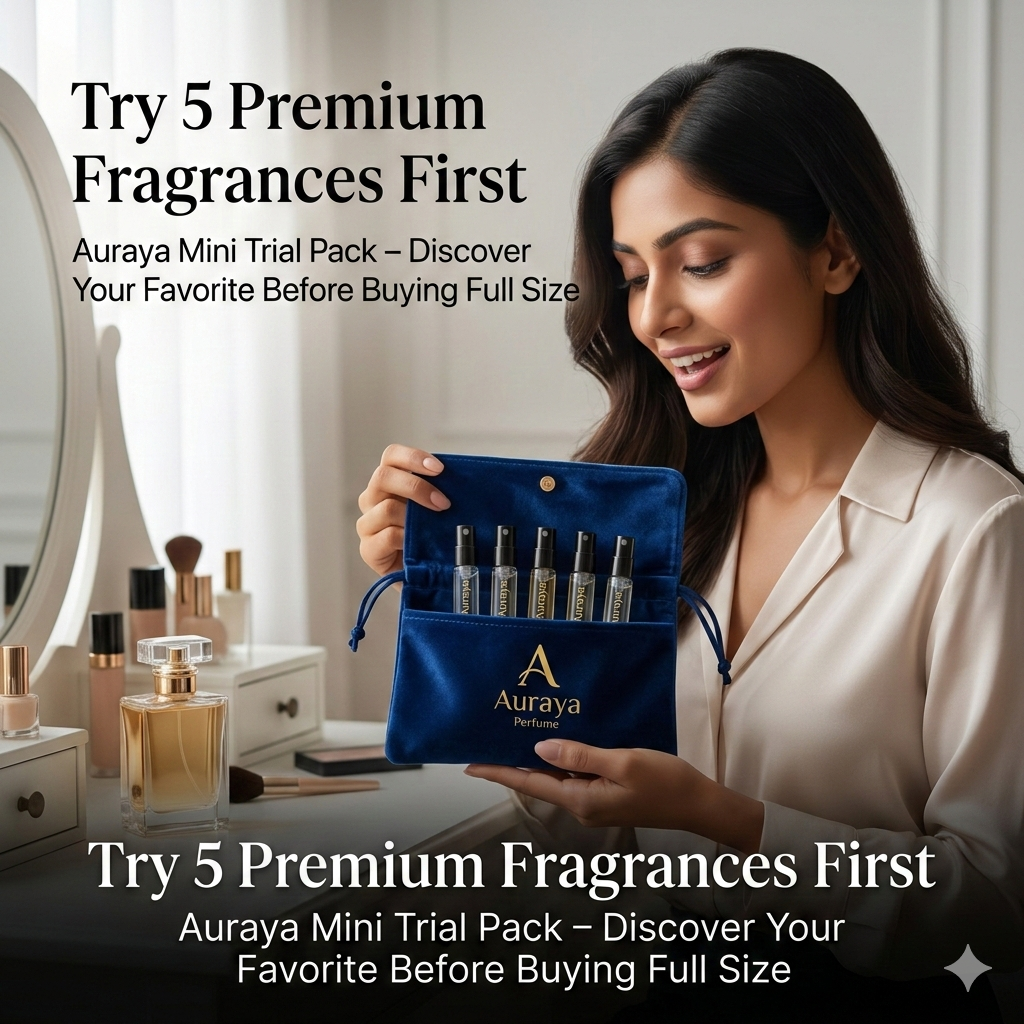 Mini Trial Pack for Women - 5 Premium Fragrances