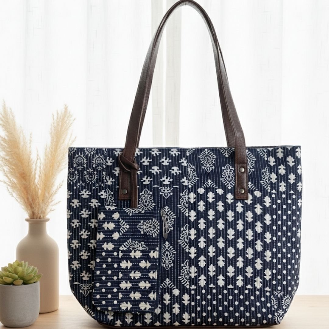 Blue Star Tote Bag