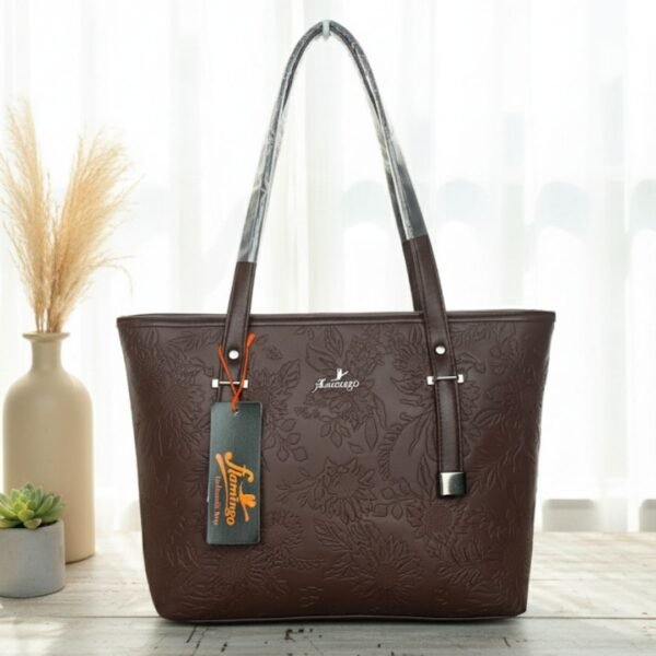 Floral Brown Purse