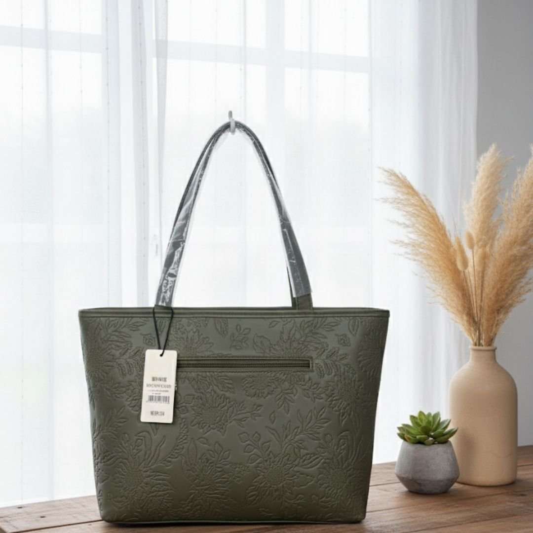Floral Green Purse