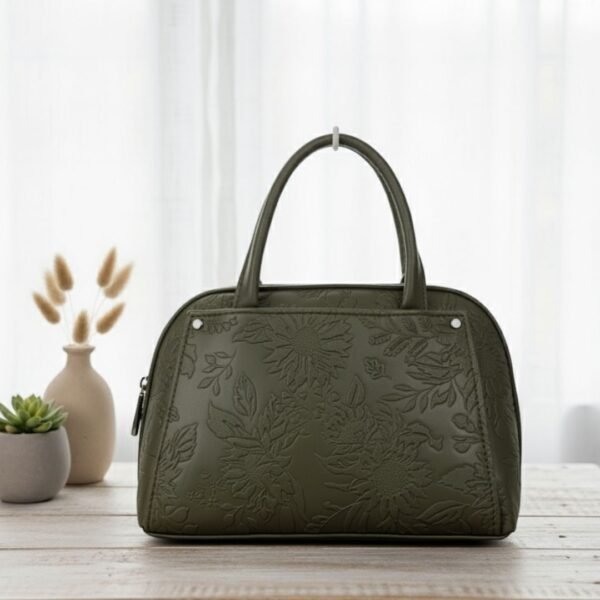 Floral Green Purse