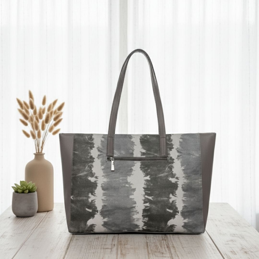 The Executive Tote grey back