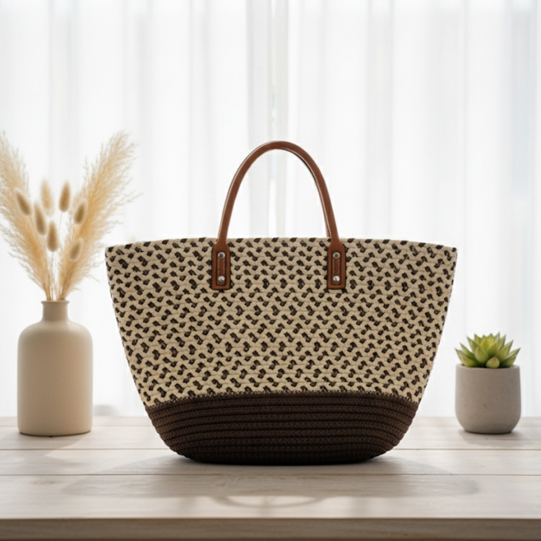 Reviera brown Tote bag