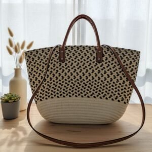 Reviera white Tote bag